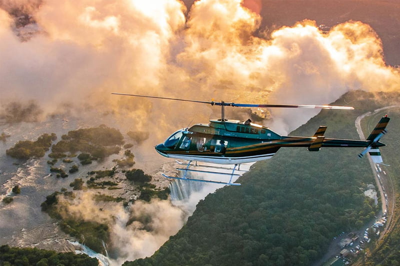 Pangolin Photo Safaris – Victoria Falls Helicopter