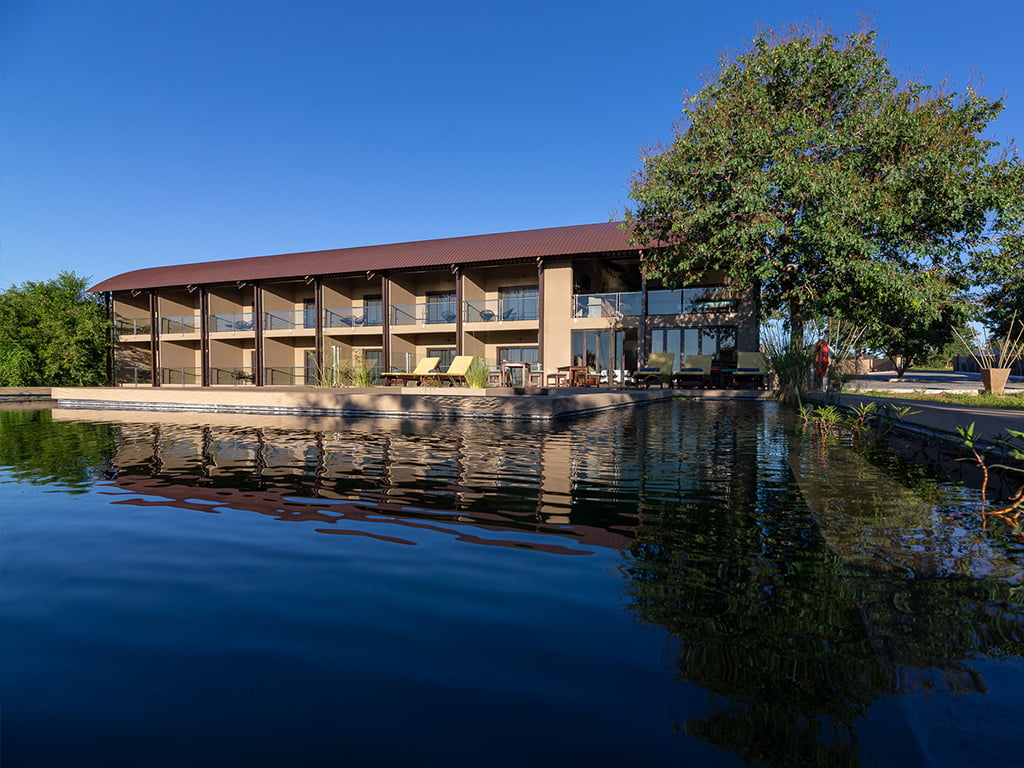 Exterior view of The Pangolin Chobe Hotel