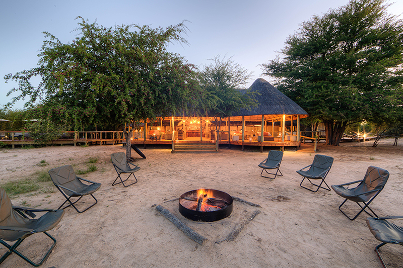 Dinaka Camp in Botswana