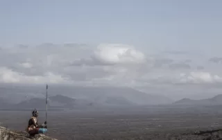 Lone samburu warrior