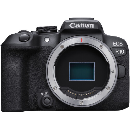 canon eos r10 mirrorless camera front
