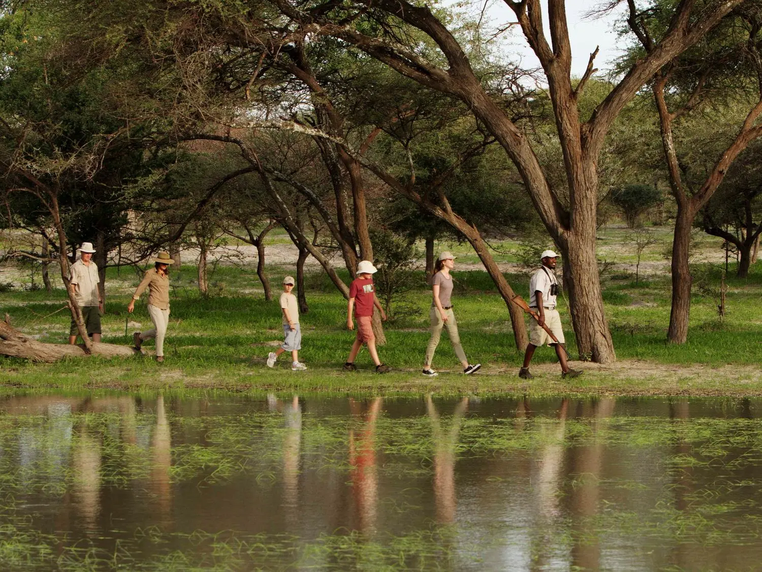 Okavango delta walking safaris