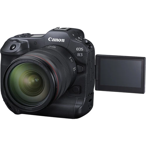 canon r3 with articulated lens