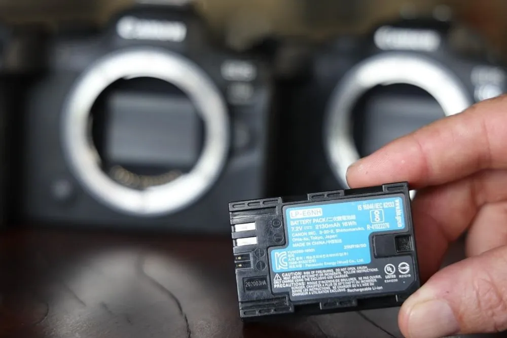 Battery life on the Canon R6 MII