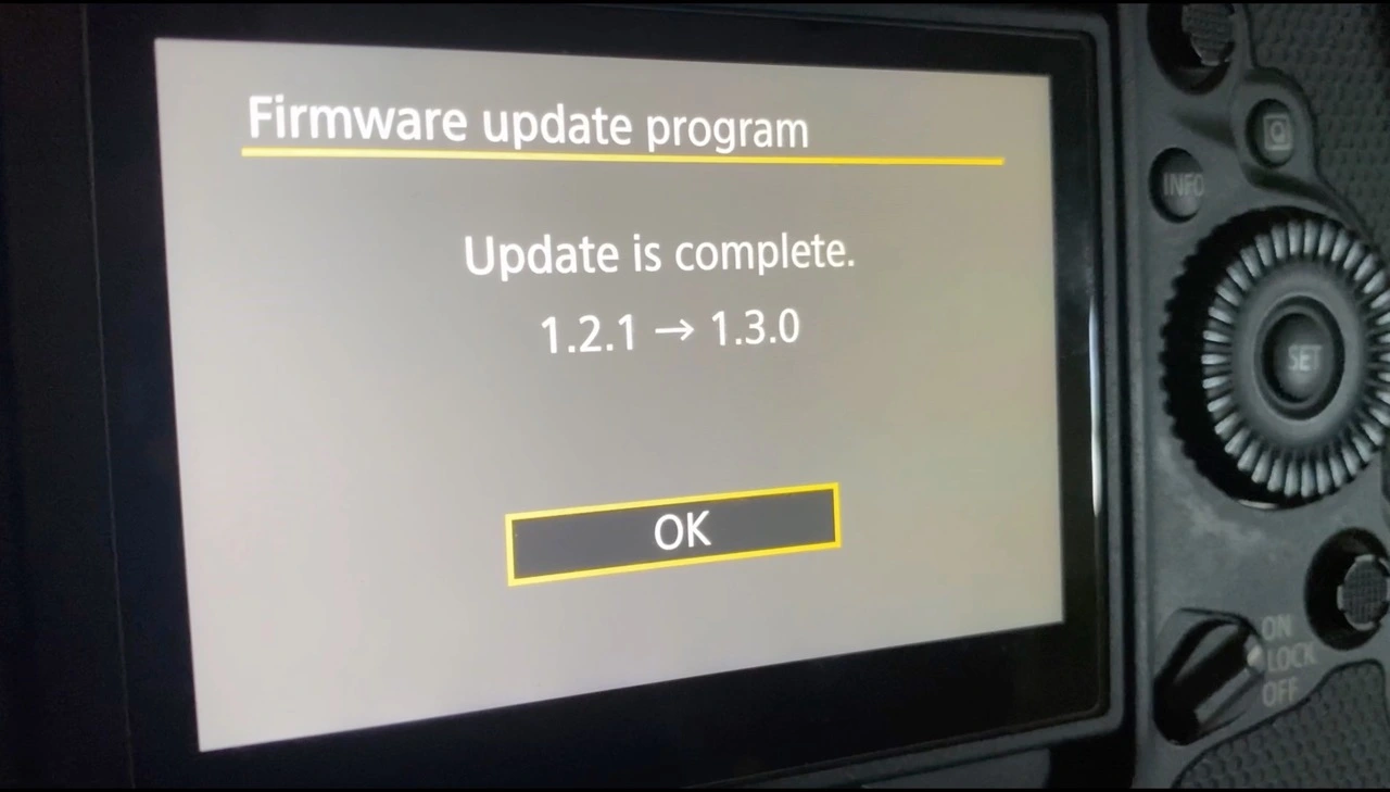 Firmware Update Complete