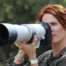 Janine Krayer testing the Canon 200 - 800mm lens for Wildlife Photography