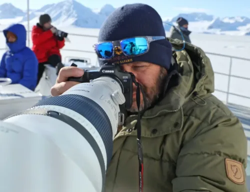 The 1200mm Canon Lens with Guts in Svalbard