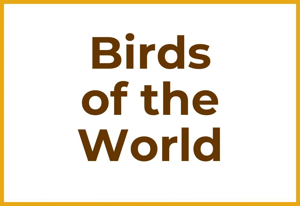 birds of the world birds of the world